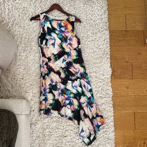Nicole Miller Multicolor Asymmetrical Dress